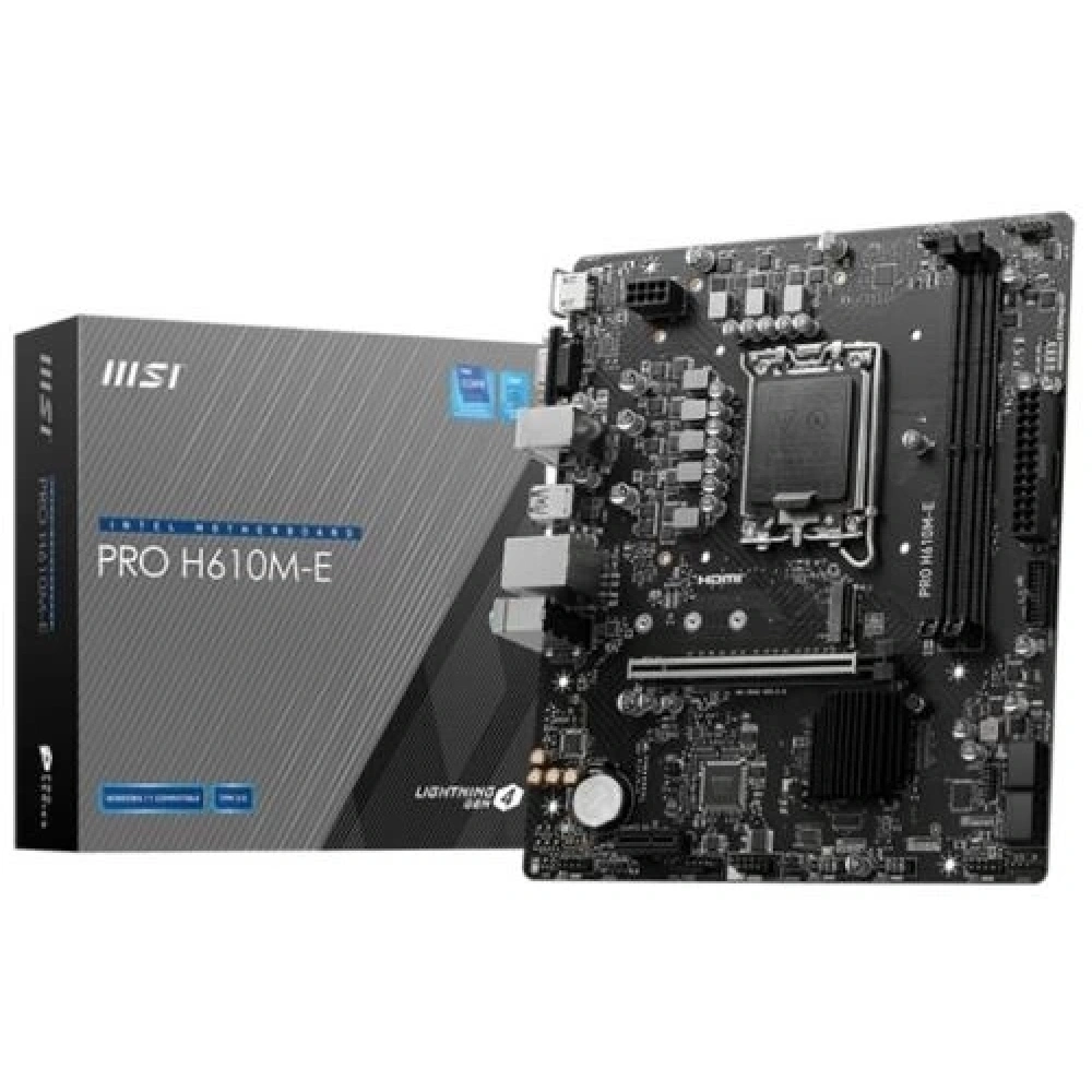 Anakart Msi Pro H610M-E Ddr5 1700P
