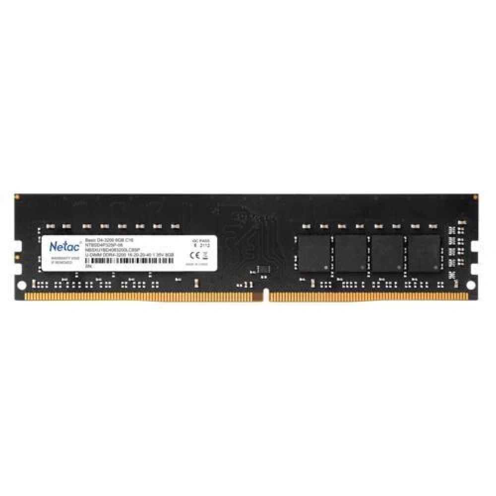 Bellek Netac Basic 8Gb 3200Mhz Ddr4 Ntbsd4P32Sp-08