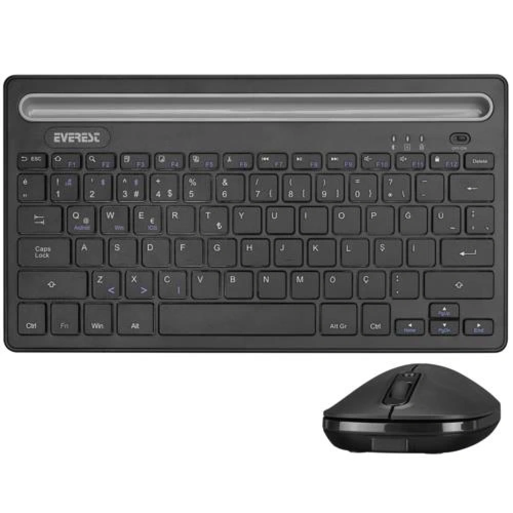 Everest KM-BT803 Siyah Multimedia 2in1 BT5.0+2.4Gh Q TR Layout