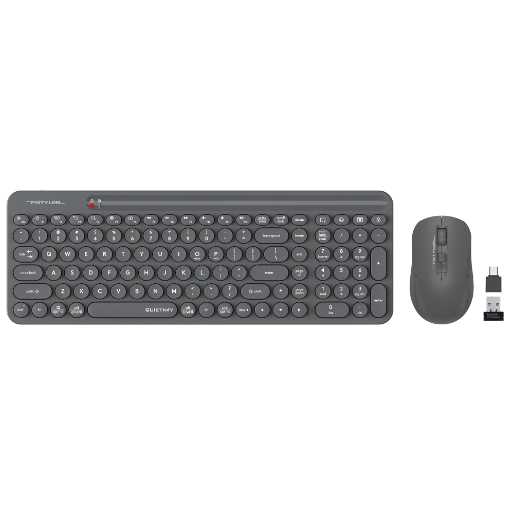 A4Tech Fg3300 Air2 Gri 2.4Ghz Q Mm Klv+Optik Mouse-2000Dpi