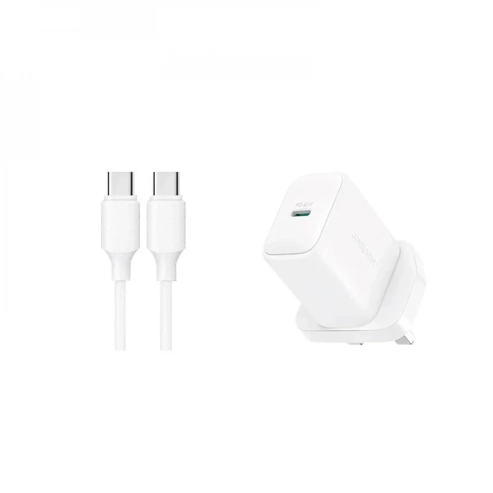 Adaptör Joyroom JR-TCF20T Type-C 20W + Type c Kablo Fast Charger