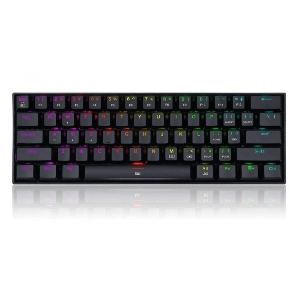 Redragon K630 Rgb Dragonborn Blue Switch %60 Siyah Q Tr Layout