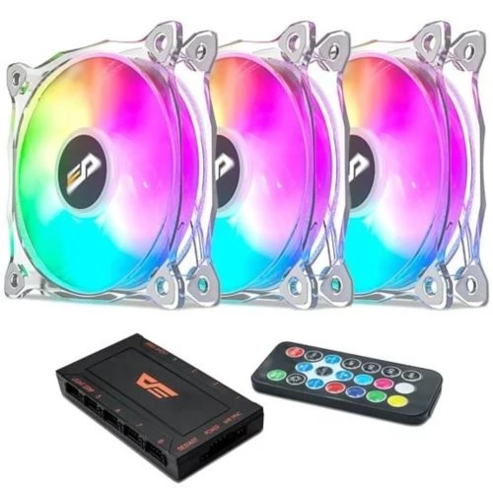 Kasa Fanı Darkflash CF8 PRO ARGB 3in1 Argb 3lü