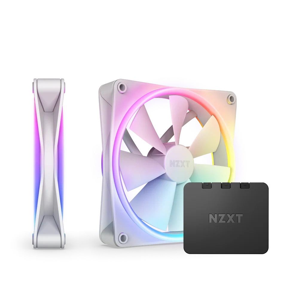 Nzxt F140 RGB 140mm RGB Fans Twin White