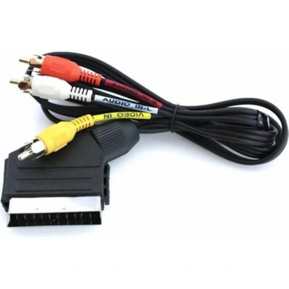 Scart - 3RCA Kablo 1.2mt