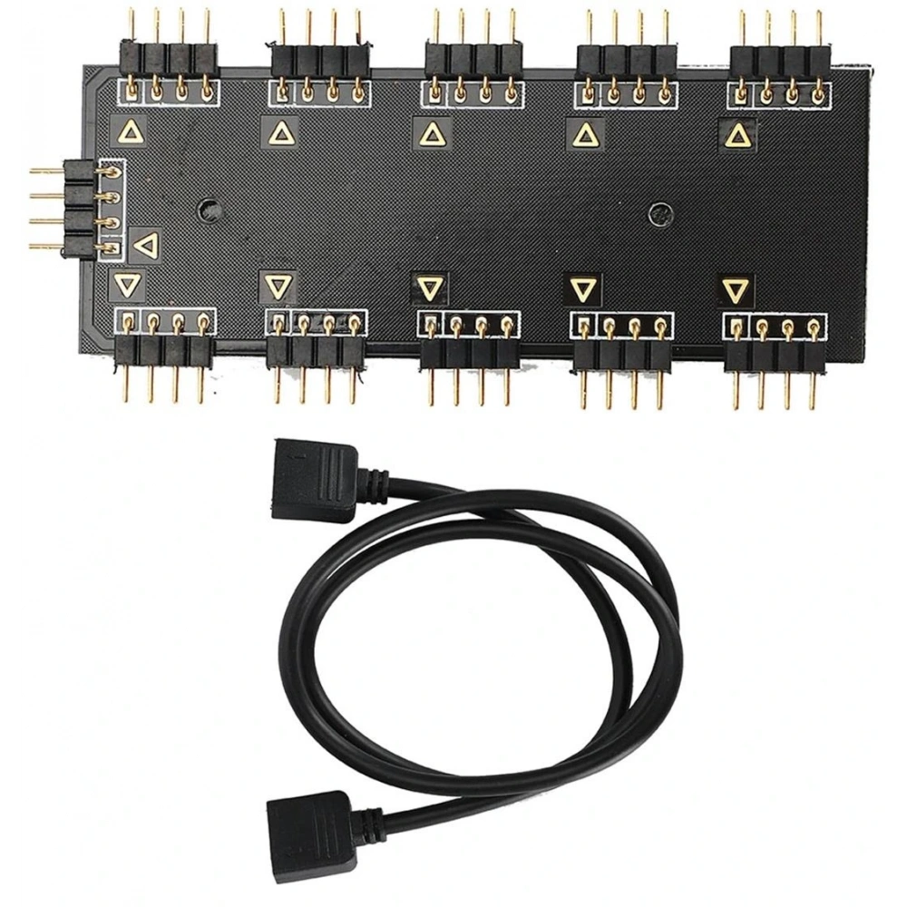 RGB Led Çoklayıcı 10 Port 12V 4 Pin Kablo Çoklayıcı
