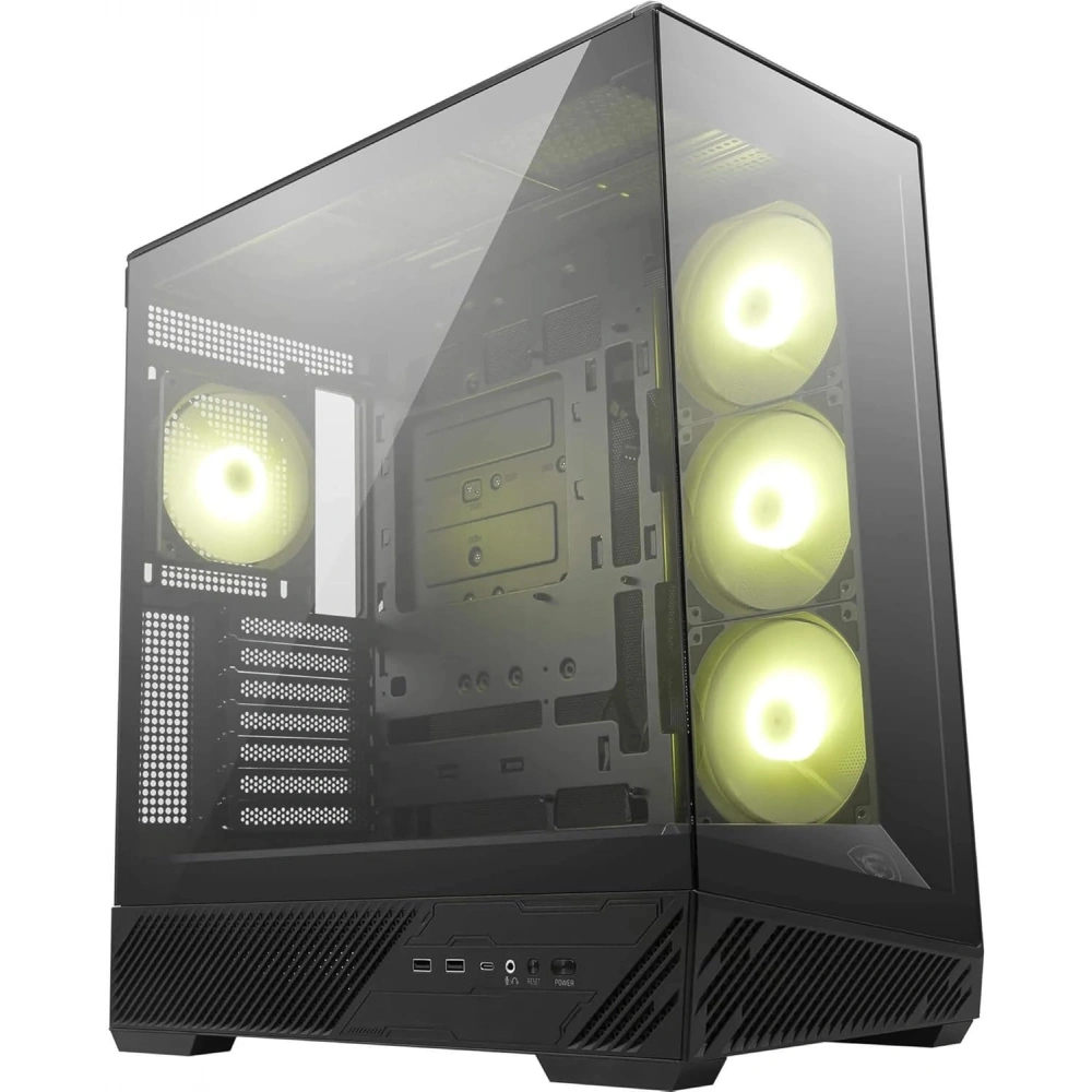 Msi Mag Pano 130R PZ 4xARGB Fan USB 3.2 ATX Siyah Tower Gaming