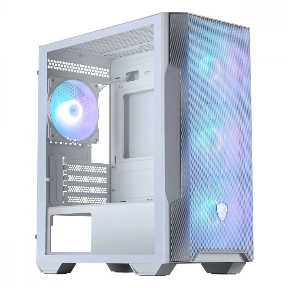 Msi Mag Forge M100R Mesh 4x120mm ARGB Fan USB 3.2 Beyaz Micro-ATX