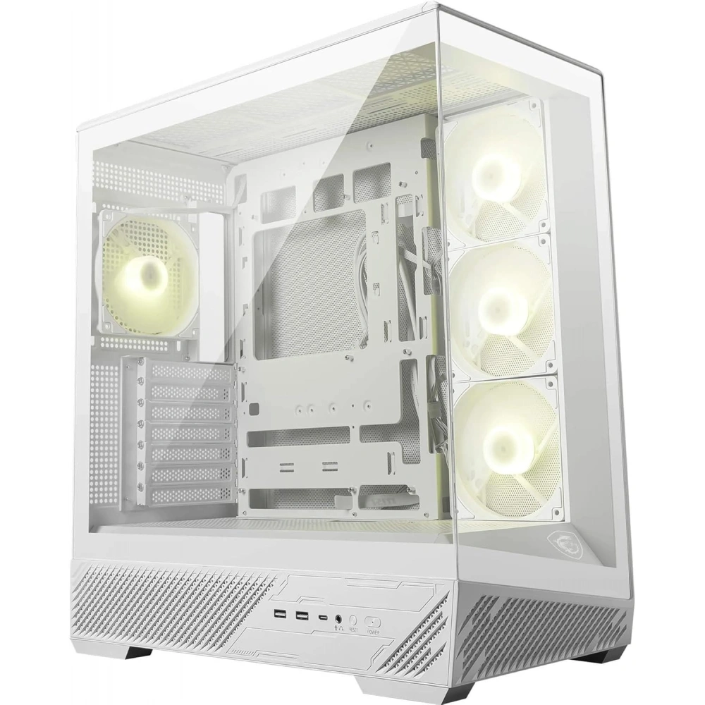 Msi Mag Pano 130R PZ 4xARGB Fan USB 3.2 ATX Beyaz Tower Gaming