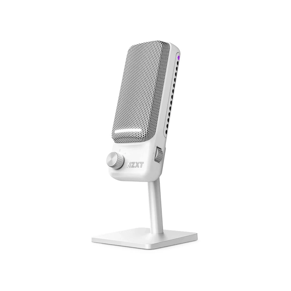 NZXT Capsule Elite Beyaz Yayıncı Mikrofonu