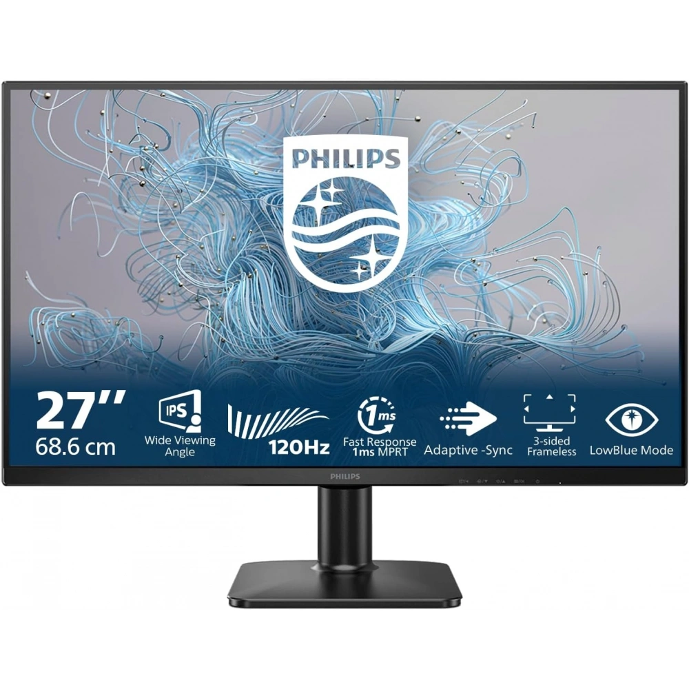 Philips 27" 27E2N1110/00 Ips MM Siyah 1ms 1920x1080 Hdmi Vga 120Hz