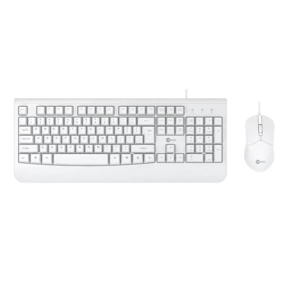 Klavye Mouse Set Lecoo Cm105 Beyaz Tr Layout