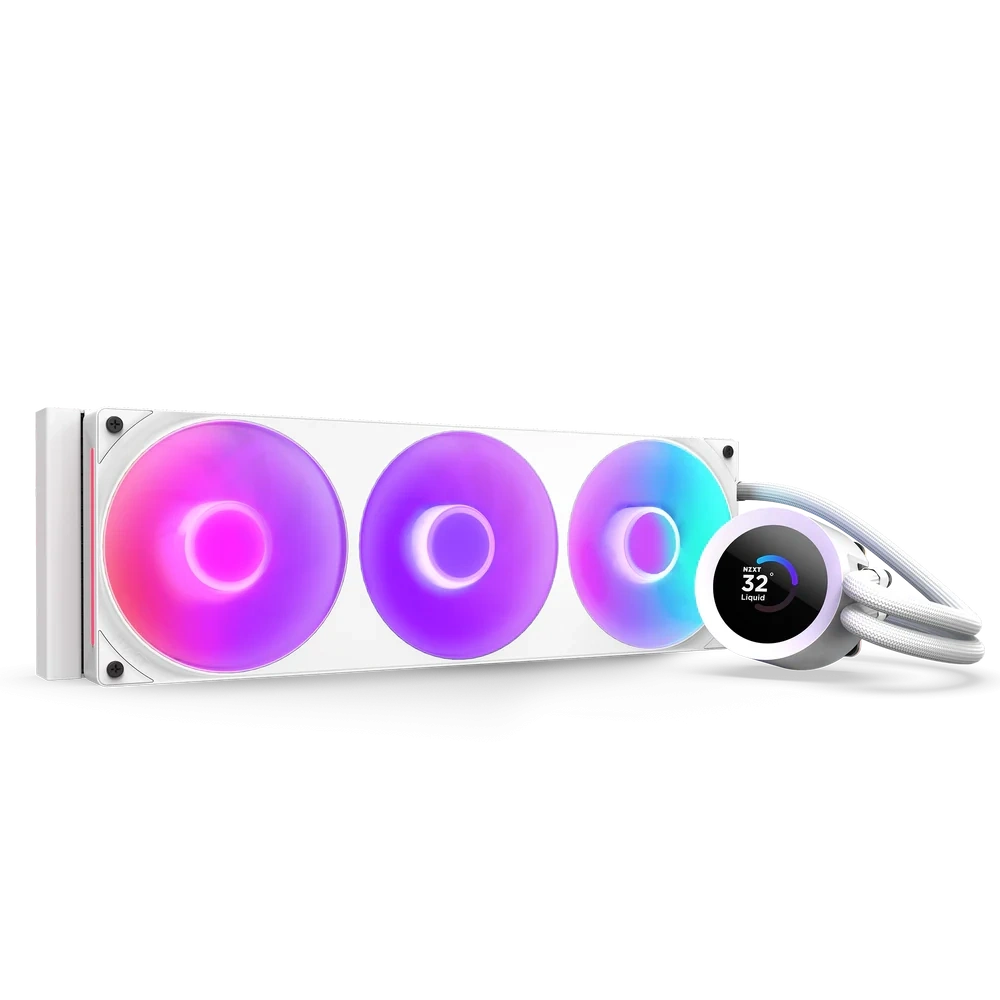 Nzxt Kraken Plus 360 RL-KR360-W2 RGB White 360mm IntelAMD Sıvı Soğutma