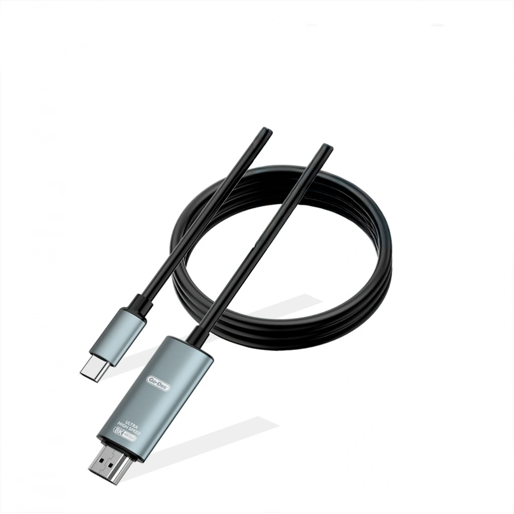 Go-Des Gd-Hm832 Type-c to Hdmi 1.8m 8k Kablo