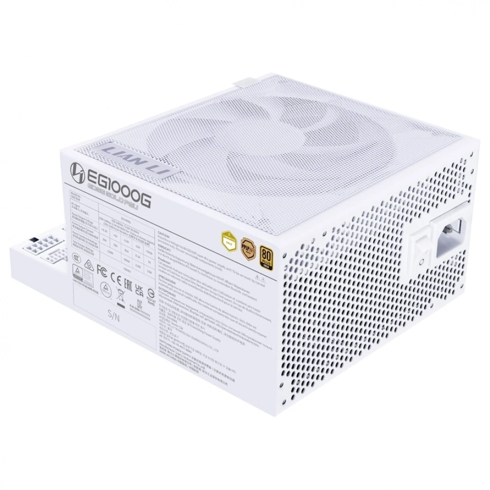 Power Supply Lian Li Edge.1000 Beyaz 1000W 80+ Gold G9P.EG1000G.WH00