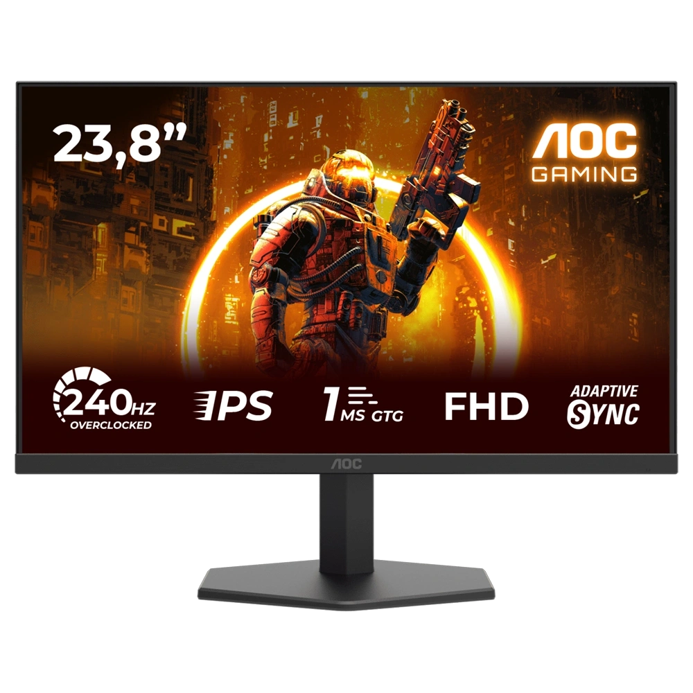 Aoc 23.8" 24G11ZE 240Hz(OC) 1ms Hdmi Dp Fhd Fast Ips