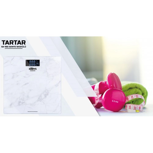 TARTAR BA-965 CAM BANYO BASKÜLÜ-BEYAZ 5