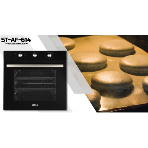 ST-AF-615 SİYAH TURBO FIRIN 70 LT 6