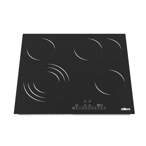 ST-AO-6043ETR ANKASTRE VITRO SERAMİK SİYAH OCAK 4'LÜ 2