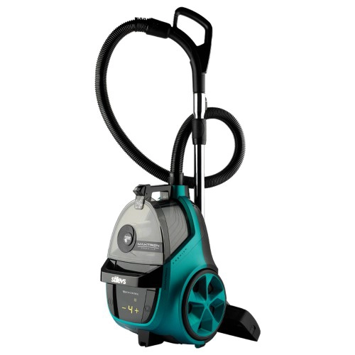 MAXTRON PREMIUM ELEKTRİKLİ SÜPÜRGE SİYAH-SEDEFLİ MAVİ 3