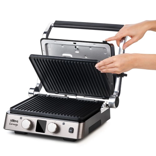 GURMEGA IZGARA,TOST VE WAFFLE MAKİNESİ - INOX 9