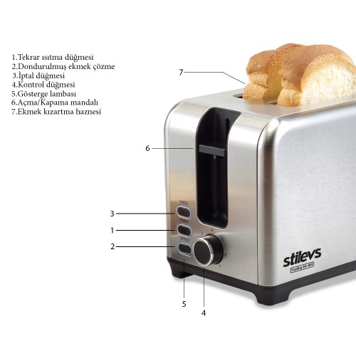 TOSTBİG EK-889 EKMEK KIZARTMA MAKİNESİ 4