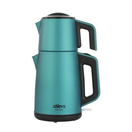 ÇAYS INOX ÇELİK ÇAY MAKİNESİ-SEDEFLİ MAVİ