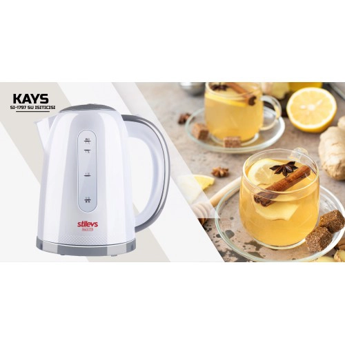 KAYS SI-1797 SU ISITICISI - BEYAZ&GRI 5